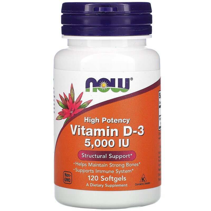 Vitamina D3 120 capsulas
